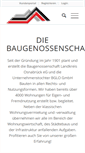 Mobile Screenshot of baugenossenschaft-lkos.de